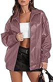 SAMPEEL Leather Jacket Women Faux Baggy Vintage