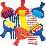 Baker Ross AF731 Sponge Patterned Rollers Set of 6 7cm Wide view 1