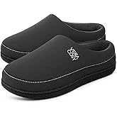 VeraCosy Men's Moccasin Slippers Comfy Soft Durable Slip-on Indoor Memory Foam House Shoes