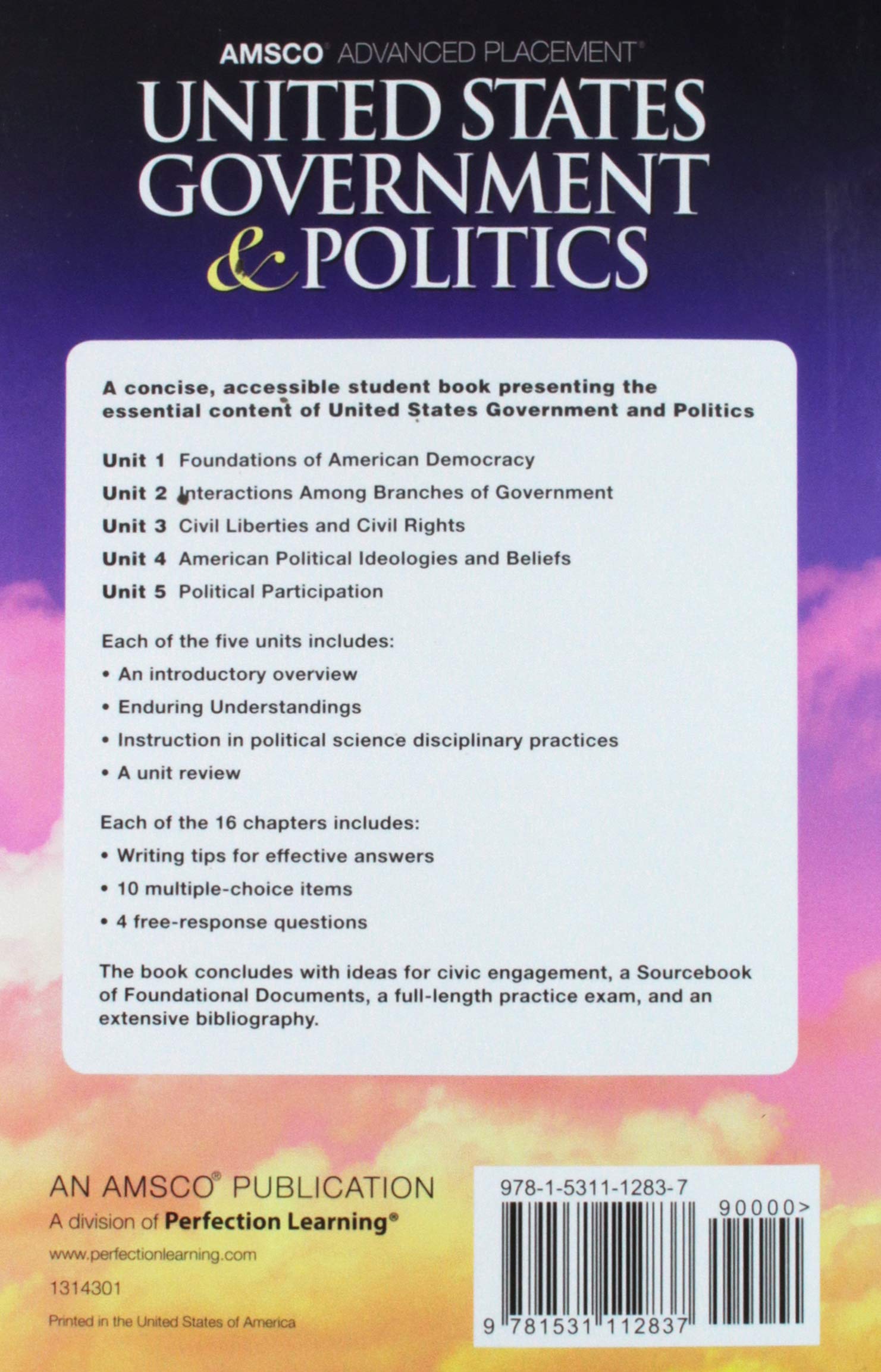 Amsco Advanced Placement United States Government And Politics 2019 9781531112837 Books Amazon Ca Amsco Advanced Placement United States Government And Politics 2019 9781531112837 Books Amazon Ca