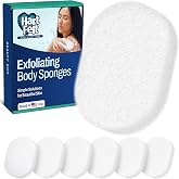 HartFelt 7 Pack Body Exfoliation Beauty Box with Body Wash Scrubber | Super Soft Exfoliating Bath Sponges for Shower Women &amp; Men | Chemical-Free Bathing Sponge Set for Dead Skin Removal | Gift Box