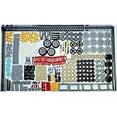 791Pcs MOC Technic STEM Parts, Cars Gears Axles Wheels Connectors Building Block Accessories Pieces Sets, Chain Link Pins Con