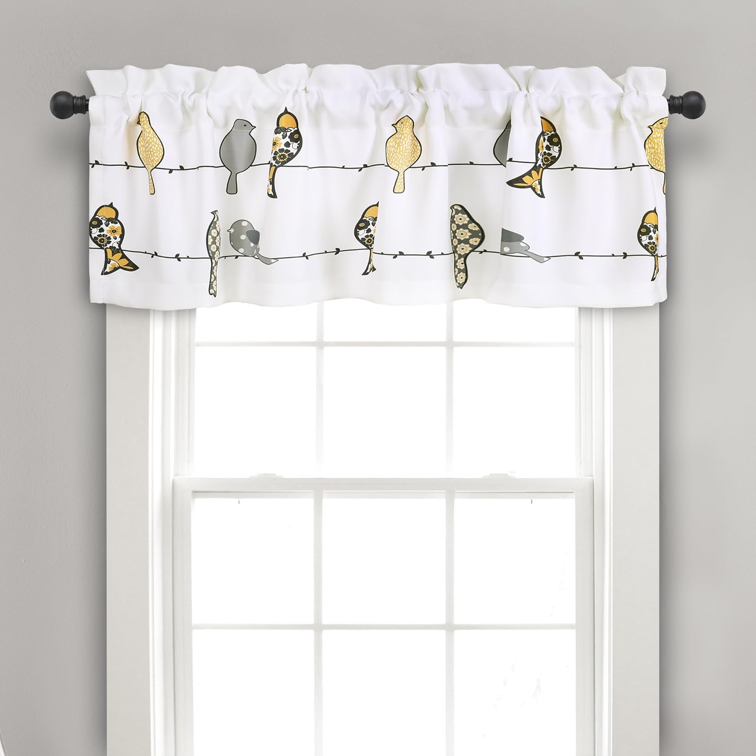Best Yellow Kitchen Curtains And Valances Set