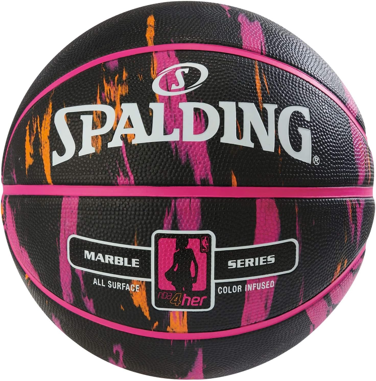 spalding basketball marble series