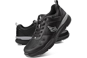 WALK·HERO COMFORT AND SUPPORT Walking Shoes for Men with Arch Support - Orthopedic Comfortable Sneakers for Plantar Fasciitis - Breathable Non Slip Shoes for Flat Feet & Pain Relief