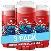 Old Spice Deodorant for Men, Aluminum Free, Krakengard, 3.0 oz Pack of 3 | Deep Ocean Notes | 24/7 Clear Odor Protection | Helps Fight Odors | 24/7 Freshness &amp; Long-Lasting Scent | Wild Collection