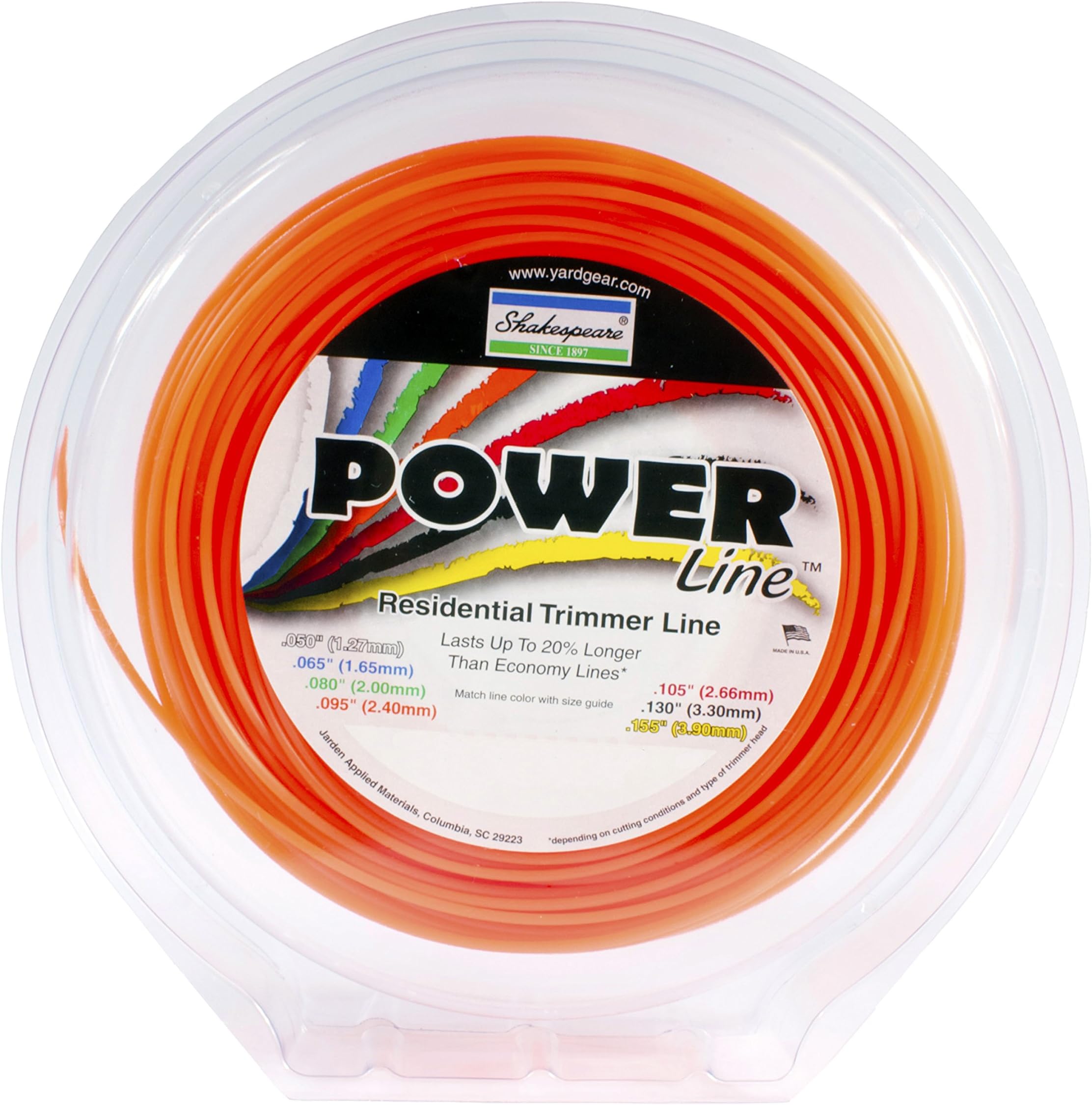Shakespeare Power Line .095" Round 1-Pound Donut, 280'