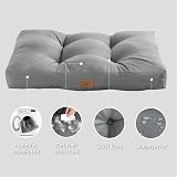 Bedsure Washable Dog Bed Extra Large 111x89x9cm Grey Oxford Fabric view 2