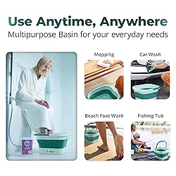 AWA Foot Soaking Tub, Collapsible Foot Bath Soak