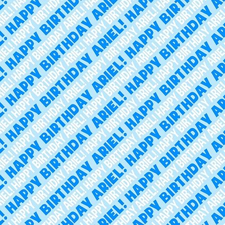 Ariel Joyeux Anniversaire Premium Papier Cadeau Papier D Emballage Rouleau Bleu Amazon Fr Fournitures De Bureau