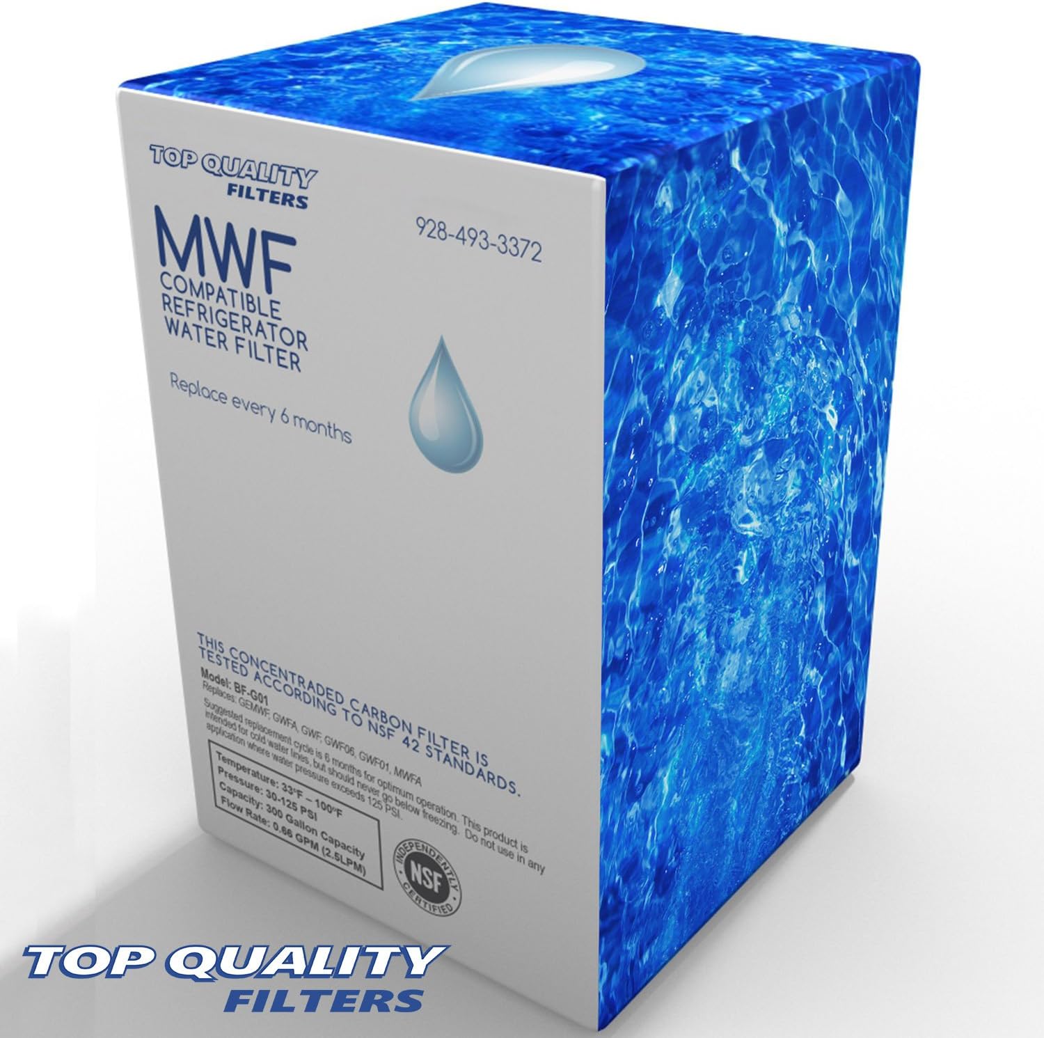Best GE MWF Refrigerator Water Filter Smartwater Compatible Cartridge: Kitchen & Dining