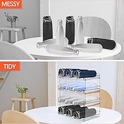Baosia Stackable Wine Rack,Wine Bottle Holder for