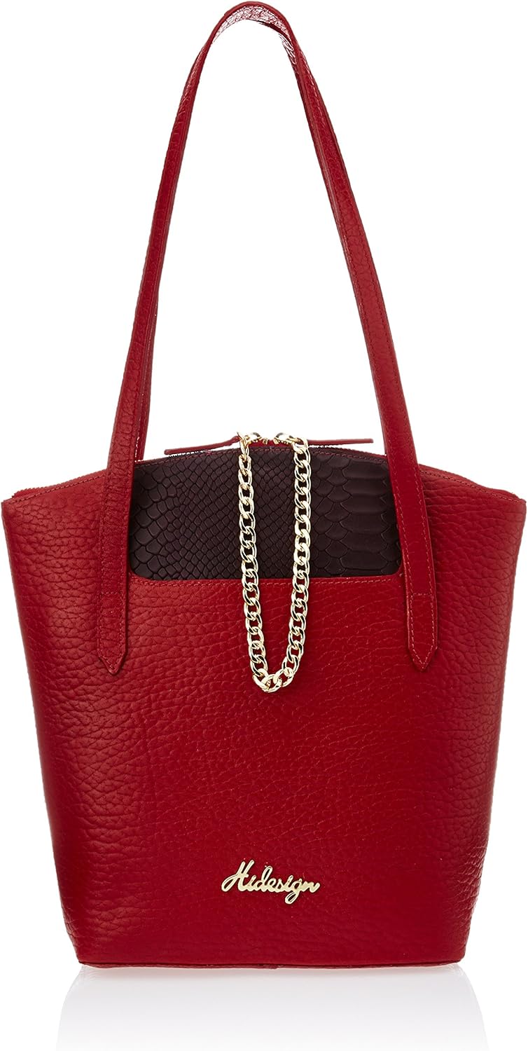 Buy Hidesign Women's Tote Bag (Red Aubergine) (8903439332013) at Amazon.in