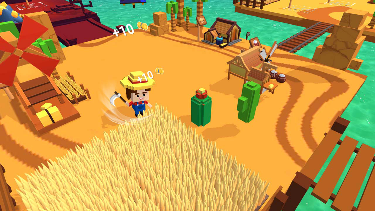 Craft lands. Craft lands