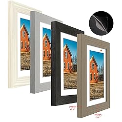 Golden State Art, 5x7 Picture Frame Set of 4