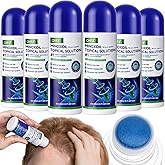 6 Pack 5% Minoxidil for Men and Women,Minoxidil Beard and Hair Growth Serum(Biotin-Infused) with Sponge Applicator for Thinning Hair and Sparse Beards,8-Month Supply 6 x 2.7 FL OZ