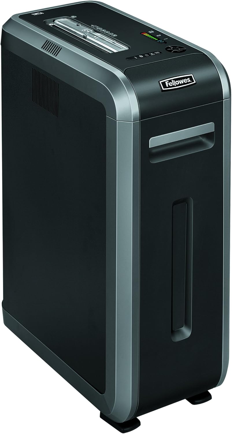 Fellowes Powershred 125Ci 100% Jam Proof 20-Sheet Cross-Cut Commercial Grade Paper Shredder,Black: Electronics