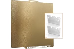 NORTHRENDA PEI Sheet for Bambu Lab X1/X1C/X1E/P1P/P1S/A1 Carbon Build Plate Heated Bed Spring Steel Flexible Platform with ID Code 257x257mm Double Side Textured Board for 3D Printer