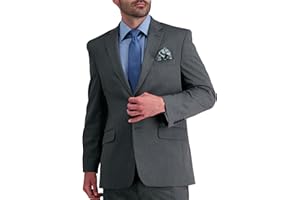 Haggar Men's Premium Stretch Classic Fit Subtle Pattern Suit Separates Pants & Jackets
