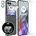 Suttkue for Motorola Razr 2024/2025 Screen Protector（Self-Healing TPU Film with Camera Lens Protector,Case Friendly,HD,Anti-Scratch, 2+2+1 PACK(not glass not razr plus)