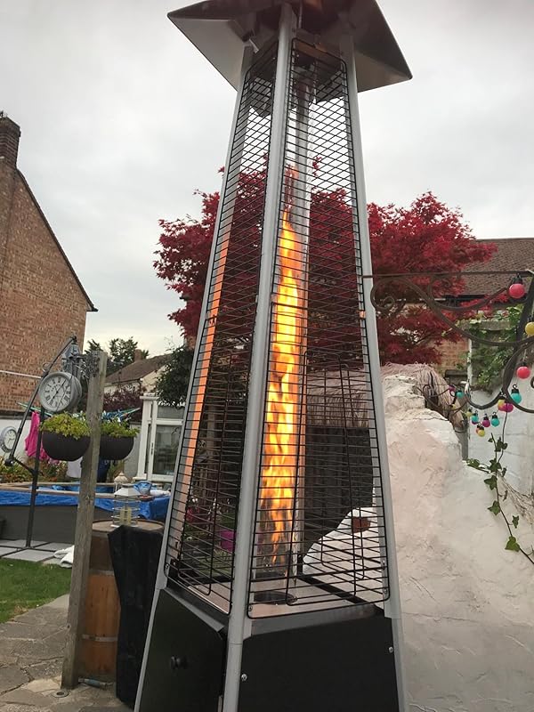 BUKO Patio Gas Heater Black with Bluetooth Shop Online EU