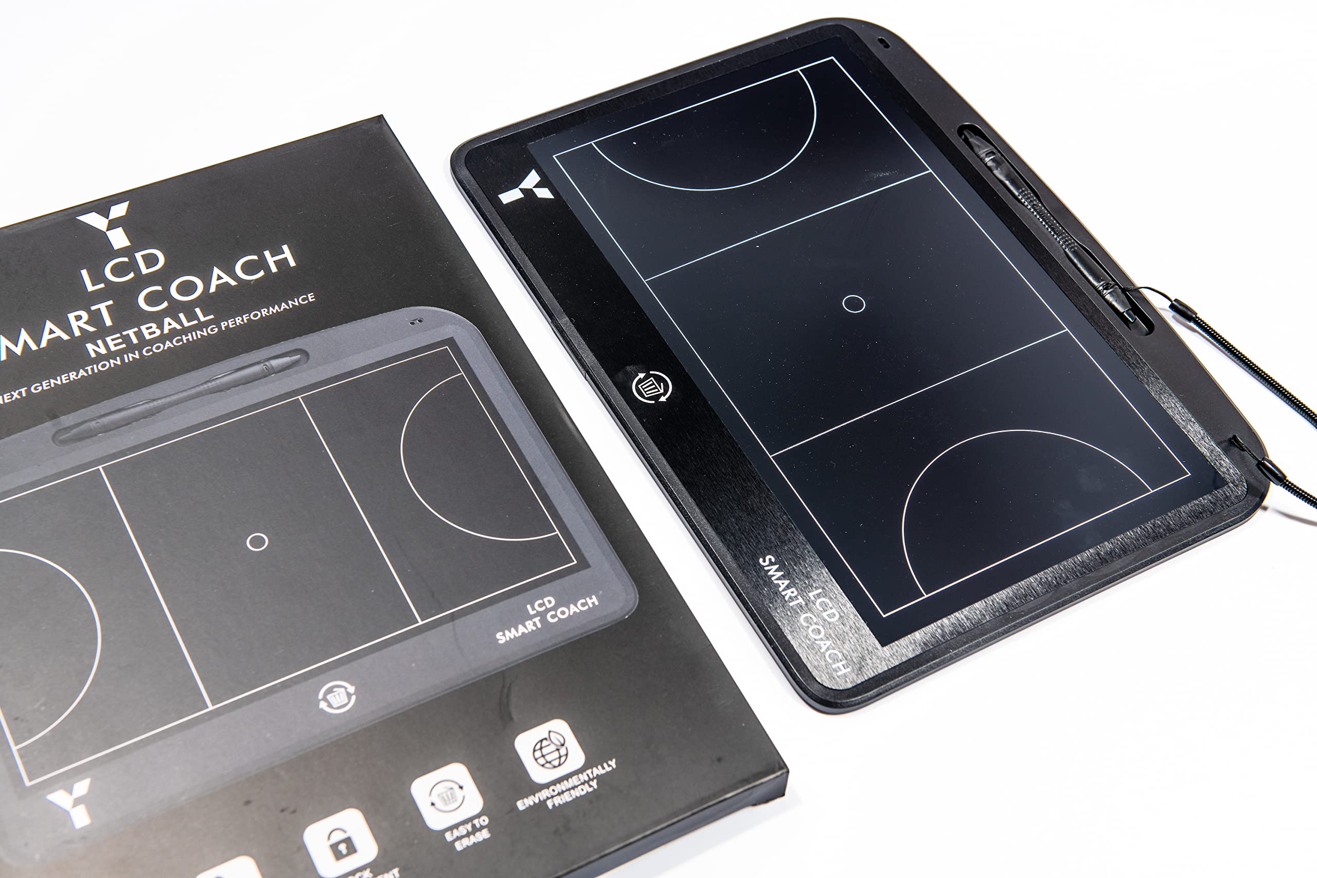 Y1 Sport, LCD Smart Coach, Netball Coaching Board, Training Equipment for Boys, Girls Training Equipment, Netball Coaching