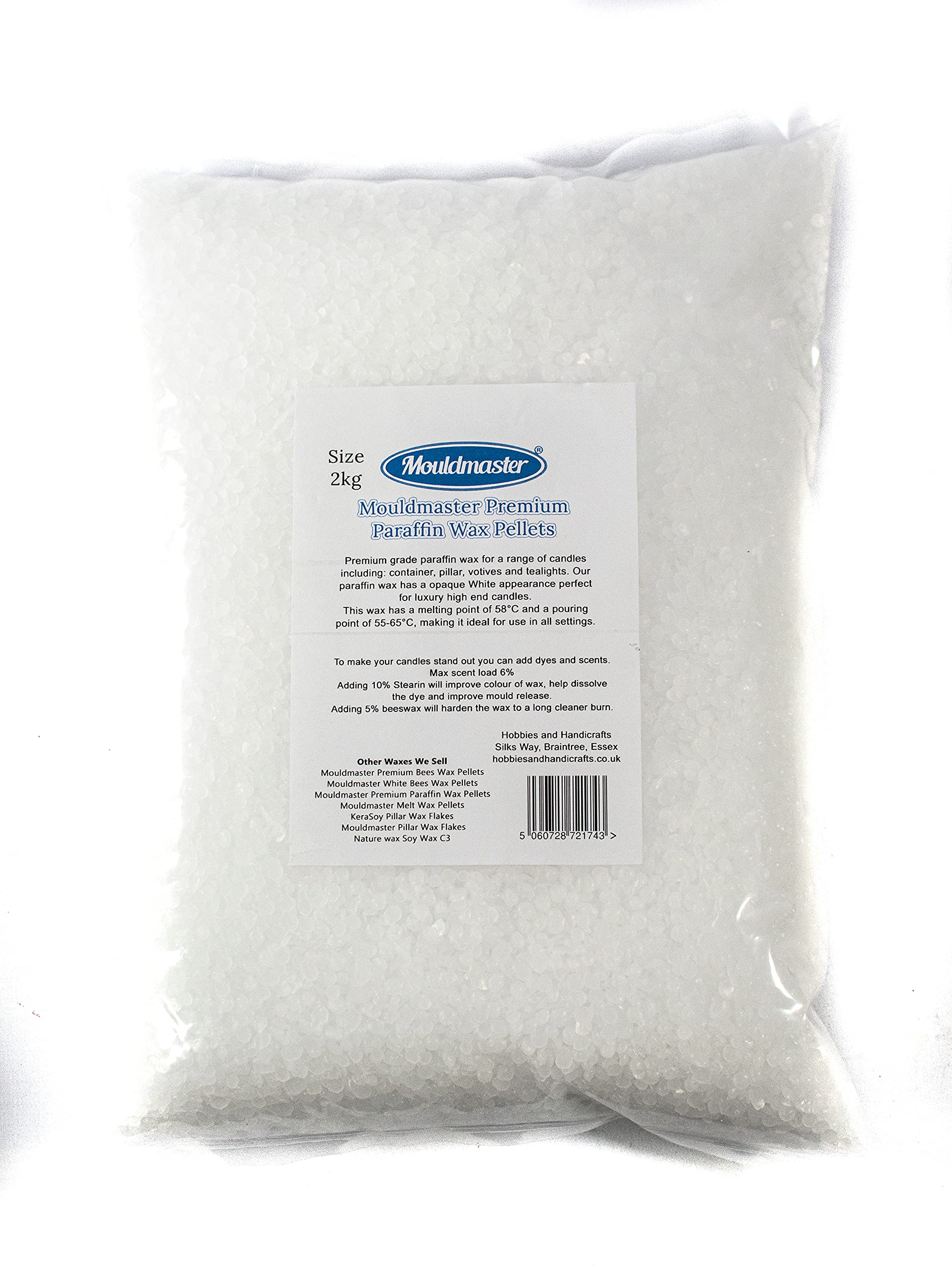 2Kg Mouldmaster Premium Paraffin Wax Pellets