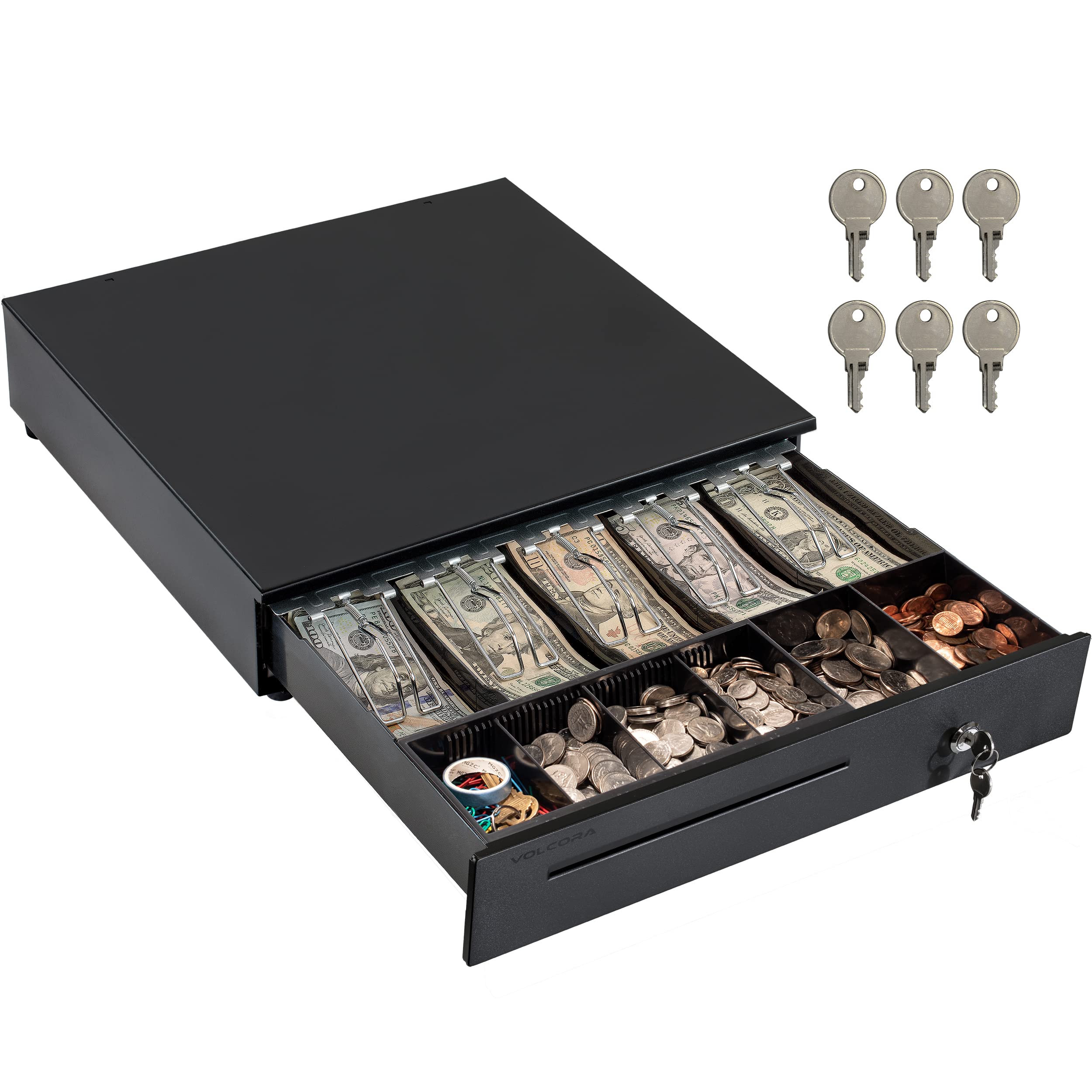 Volcora Cash Register Drawer for Point of Sale