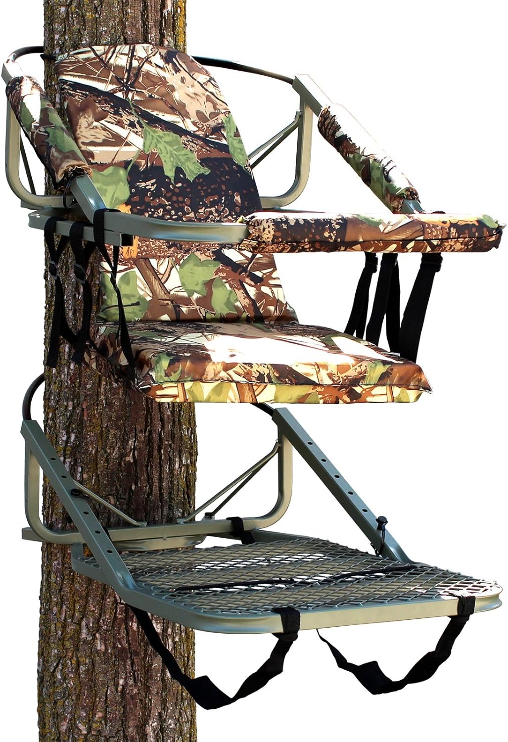 Sit and Climb Tree Stand Welded Deer Hunting Bow Moose Elk TS08, Tree