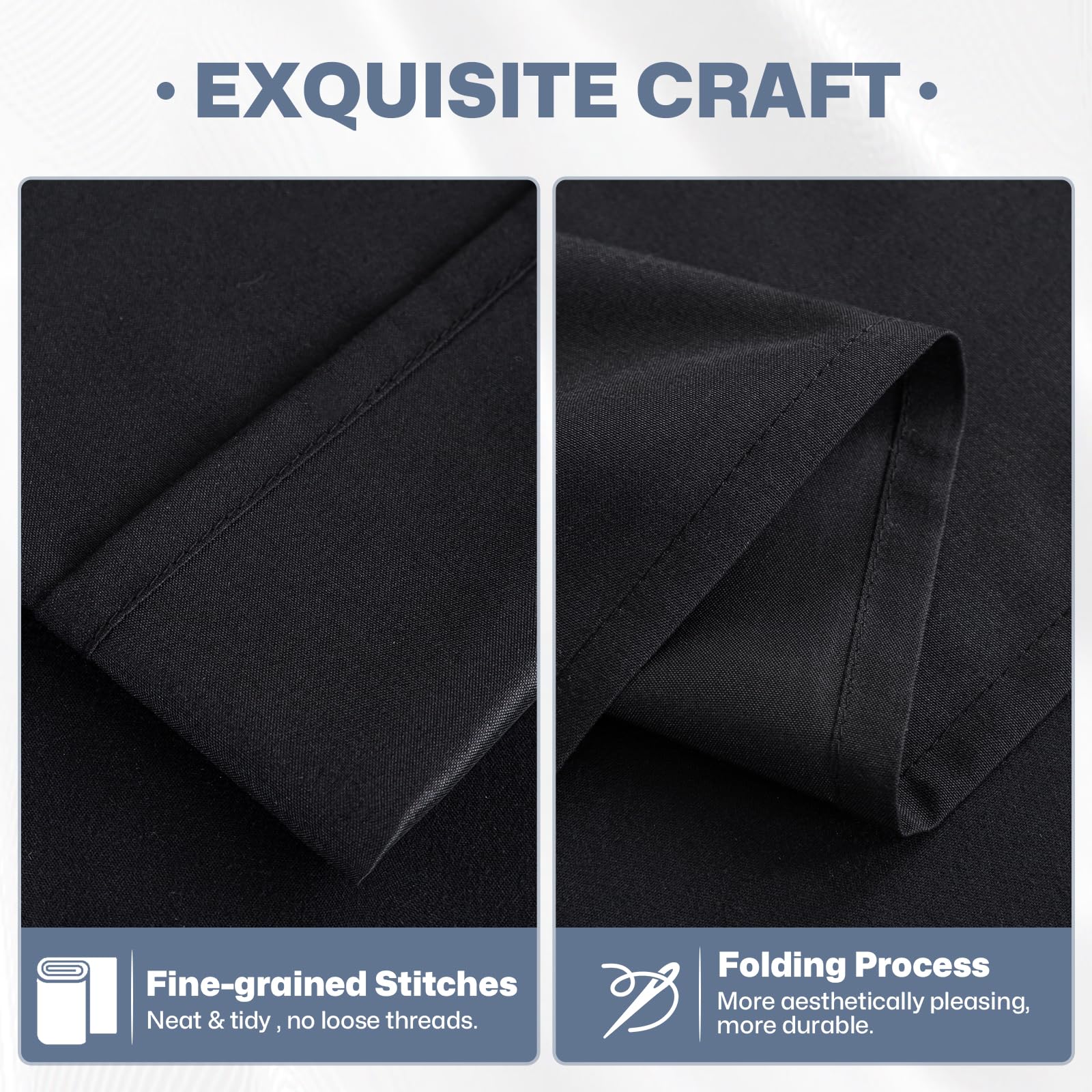 Full Flat Sheets 6 Pack,Black Brushed Microfiber