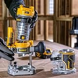 DeWalt DCW604NT 18V XR Cordless Brushless 1/4 Inch Router Kit No Batteries view 3