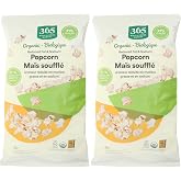 365 by Whole Foods Market, Organic Reduced Fat And Sodium Popcorn, 6 Ounce (Pack of 2)