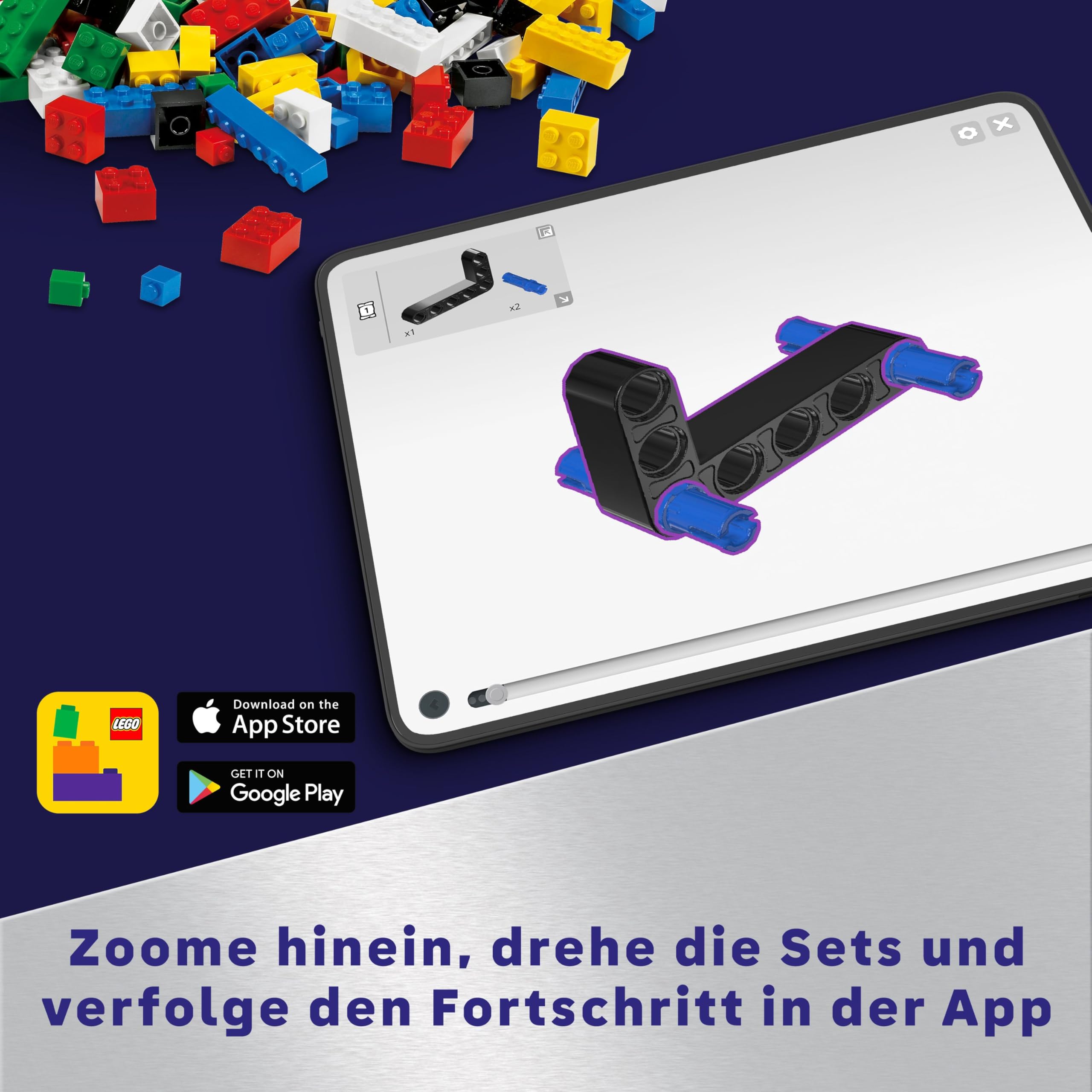 LEGO Technic Sonne Erde Mond Modell Spielset, Geschenk für Kinder ab 10 Jahren, Weltraum Spielzeug zur Darstellung des Sonnensystems, lässt Jungen und Mädchen fantasievoll Spielen 42179