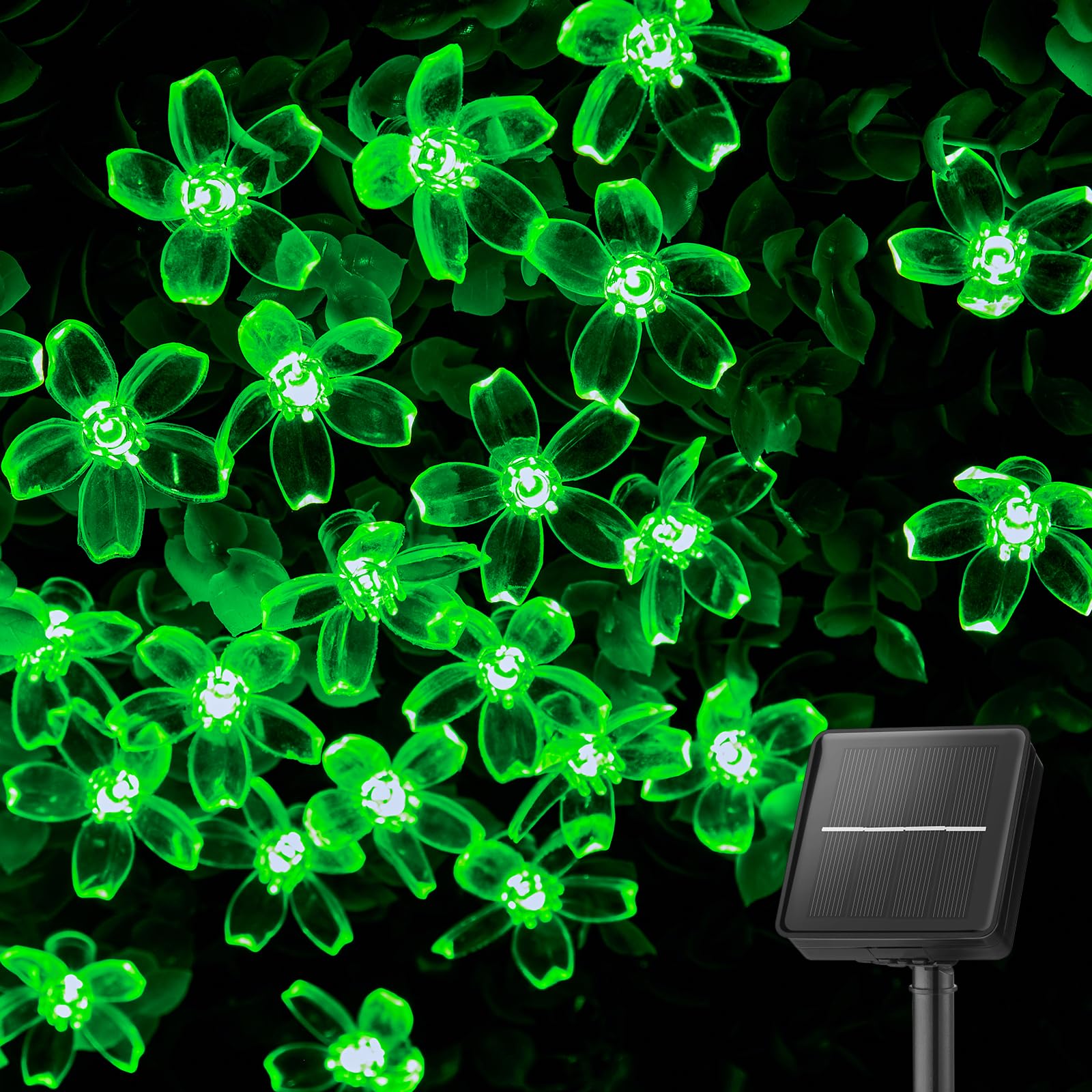 Brightown 60 LED Flower Solar Lights String Outdoor