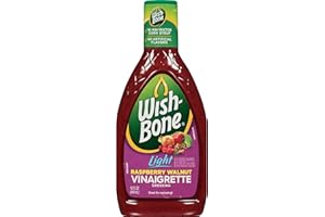 Wish-Bone Light Raspberry Walnut Vinaigrette Dressing,15 FL oz Bottle