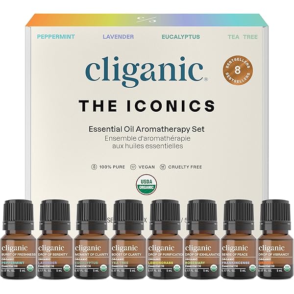 Amazon.com: Cliganic Organic Aromatherapy Essential Oils Gift Set