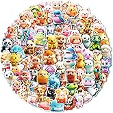 100 PCS Cute Animal Stickers,Kawaii Stickers for Kids Girls Boys,Waterproof Vinyl Stickers for Water Bottle Laptop Notebook Scrapbook Guitar Luggage