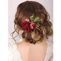 Magic Haar-Clips Mit Dehnbarem Doppelkamm – Für Verschiedene Frisuren, Mit Strass-Steinen