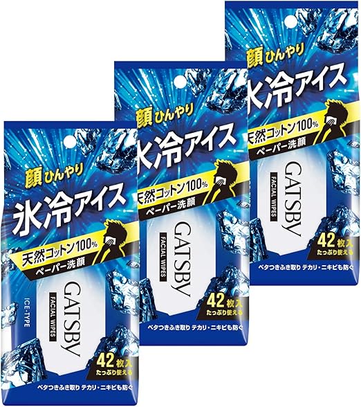 Amazon Amazon Co Jp限定 Gatsby ギャツビー フェイシャルペーパー アイスタイプ メンズ 洗顔シート 徳用 セット 42枚 3個 Gatsby ギャツビー ビューティー 通販