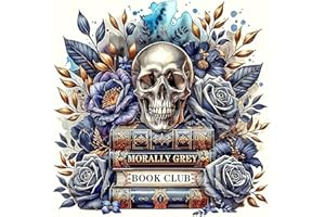 MYBISYMQQ Skull Stamped Cross Stitch Kits Skull and Book Cross Stitch Patterns,Dimensions Cross Stitch Kits Embroidery Kit Arts and Crafts for Beginners 13.7x13.7 inch