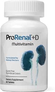 Prorenal Amazon.com: ProRenal+D Kidney Multivitamins 90-Day Supply : Health ...