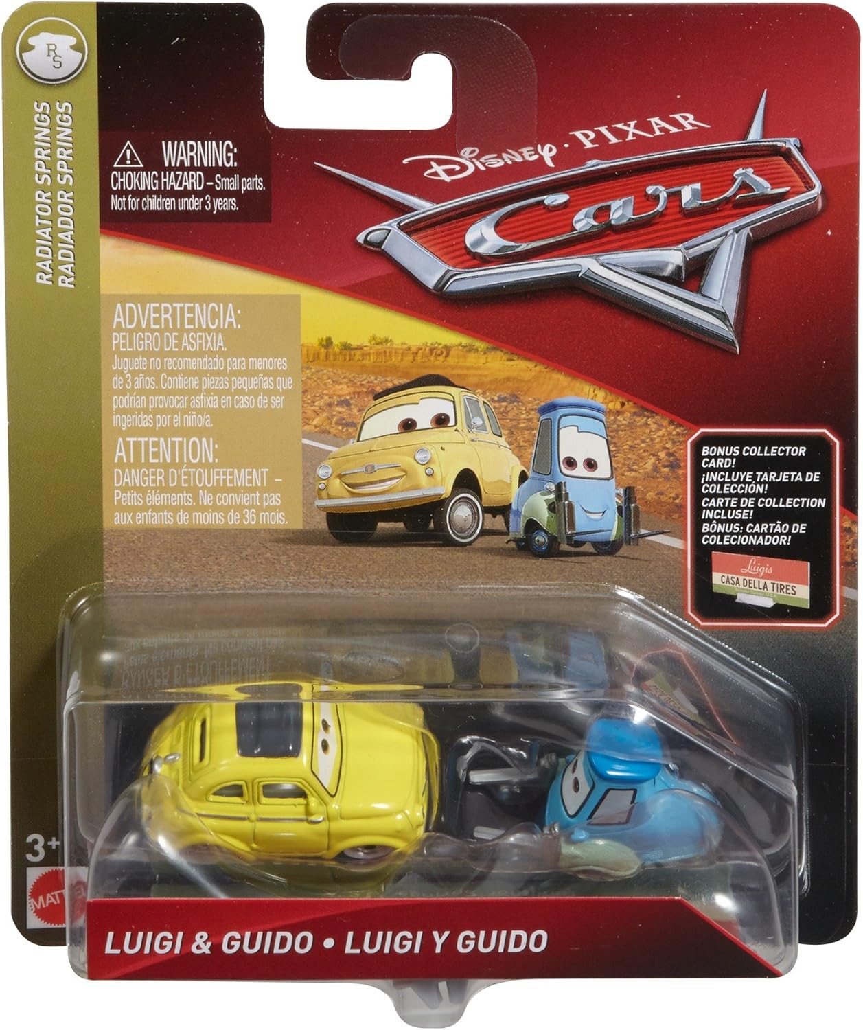 luigi and guido diecast cars