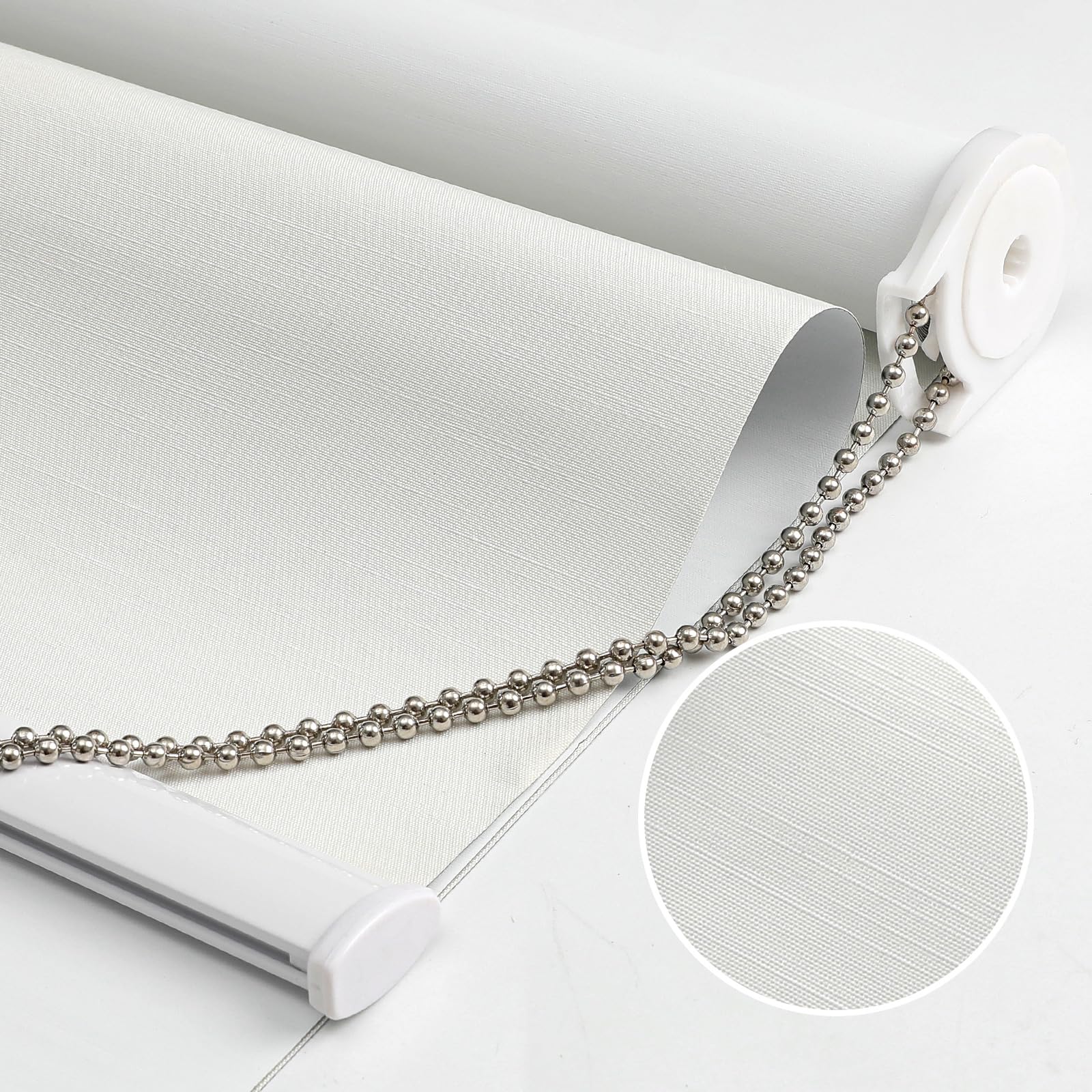 72" Paper Pleated Shade – Half Blackout UV Window Blind – Roller Decor, Adhesive Mount