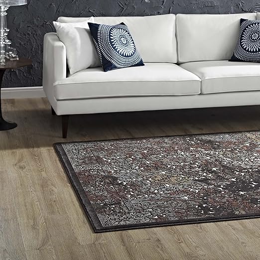 Amazon Com Modway Westia Ornate Turkish 5x8 Vintage Area Rug In