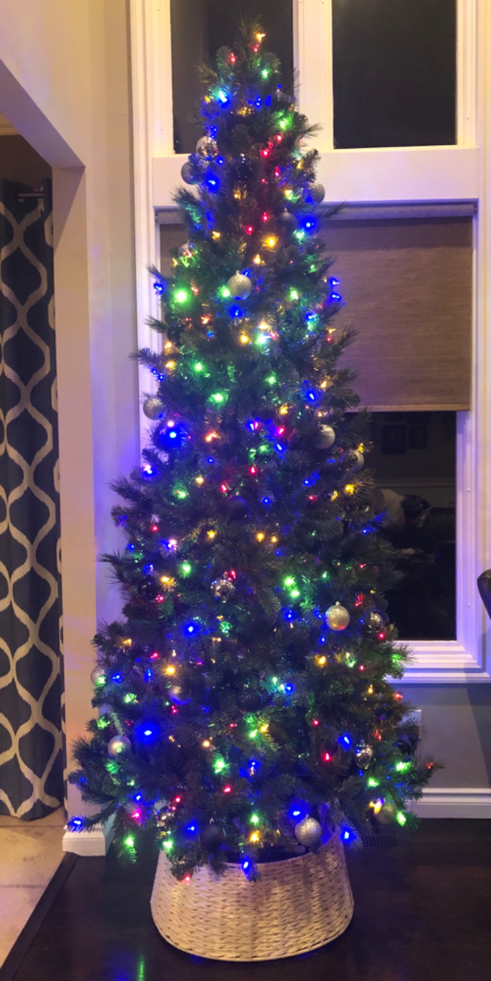 46/mo Finance Home Heritage 12 Foot Cascade PVC Quick Set Christmas