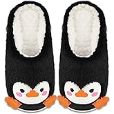 Jeasona Animal Slippers Women Sloth Horse Owl Penguin Elephant Gifts for Women