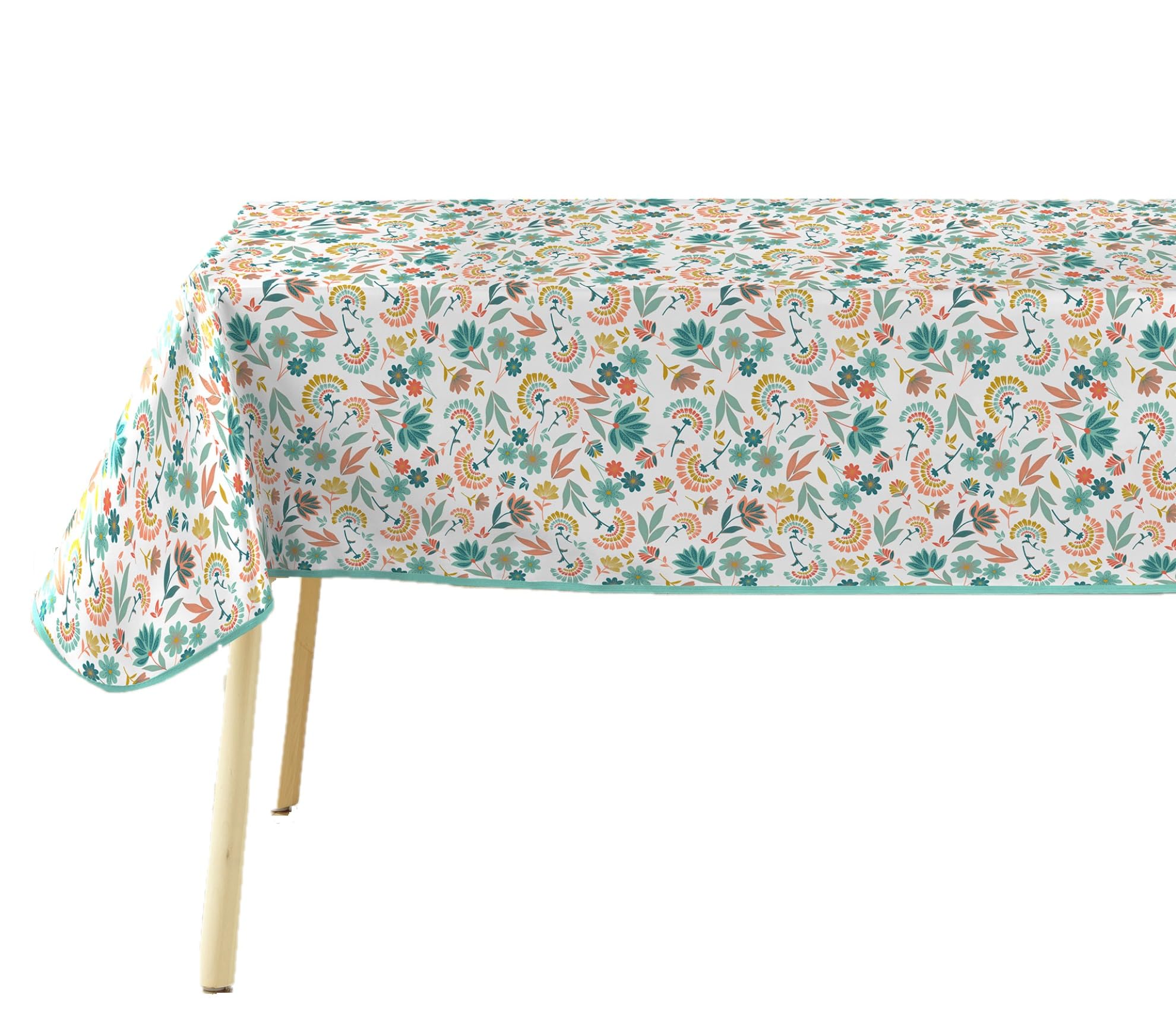 Douceur d'Intérieur Indiana PVC Textilia Rectangular Tablecloth 140 x 240 cm
