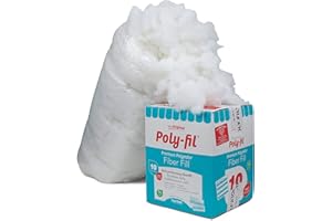 MUHU Poly-Fil® Premium Polyester Fiber Fill by Fairfield, 5 Pound Box (10lbs)