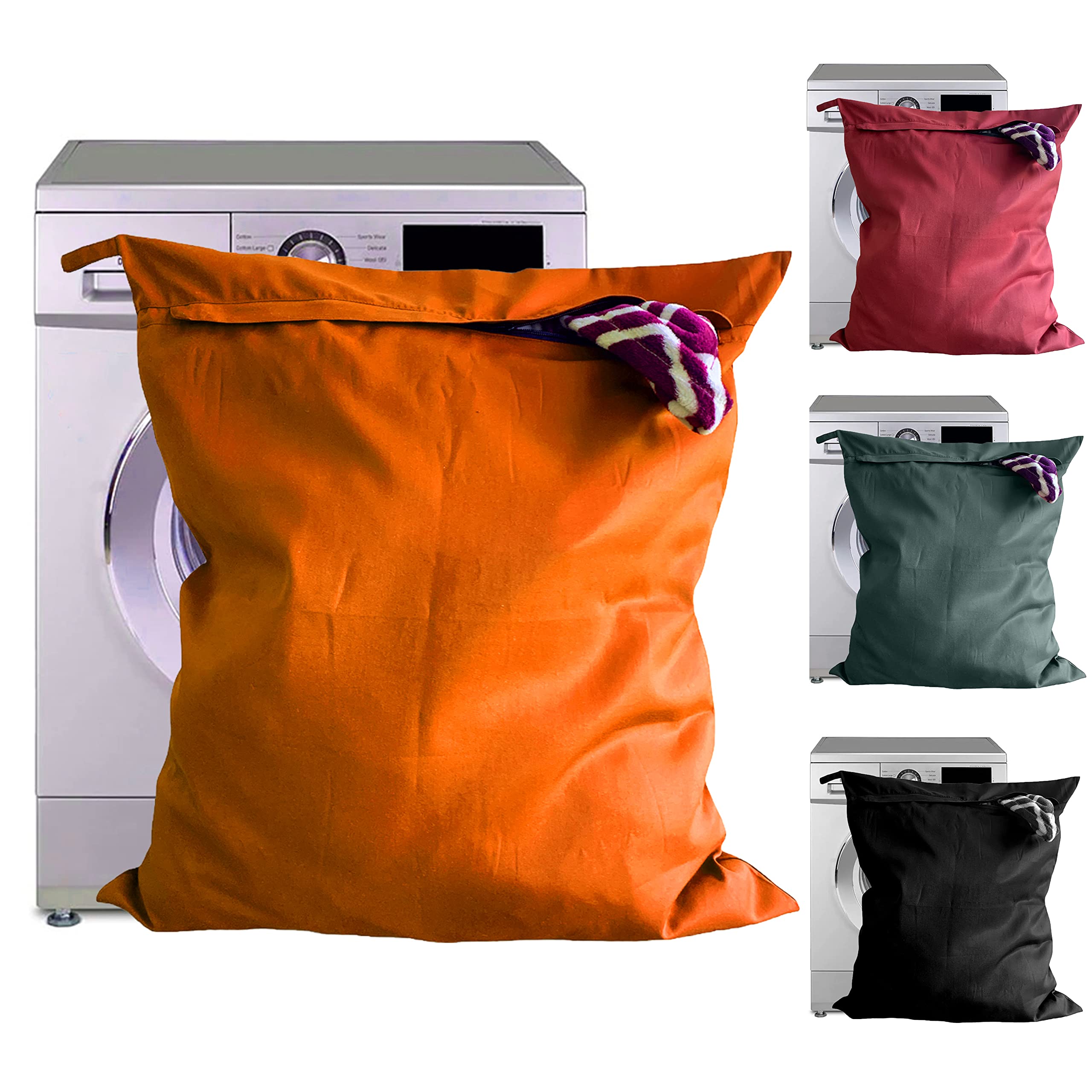 Majestic Ally Horse Dog Pets Laundry Bag - Washing Bag for Blankets, Rug, Boots, Leads, Harness (Orange)