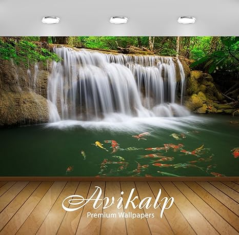 Wallpaper Lake 4k Hd Wallpaper Waterfall Water Snow